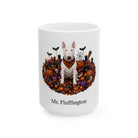 Personalized Bull Terrier Dog Mug – Custom Pet Name Halloween Gift