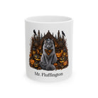 Personalized Norwegian Forest Cat Halloween Mug – Custom Name