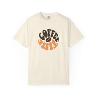 Coffee Time T-Shirt | Comfort Colors 1717 | Retro Sunrise Caffeine Tee