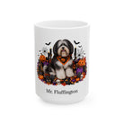 Personalized Tibetan Terrier Halloween Mug – Custom Dog Name Gift