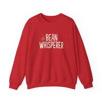 Bean Whisperer Funny Coffee Roaster Sweatshirt | Unisex Fleece Crewneck