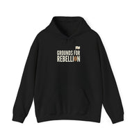 Grounds For Rebellion Funny Coffee Pun Hoodie | Unisex Streetwear Pullover