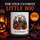Personalized American Wirehair Cat Halloween Mug – Custom Name