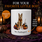 Personalized Berger Picard Halloween Mug – Custom Dog Name Gift seamless personalized Halloween dog mug hero