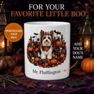 Personalized Biewer Terrier Halloween Mug – Custom Dog Name Gift – premium Halloween dog mug hero image