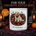 Personalized Clumber Spaniel Halloween dog mug hero image