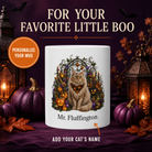 Personalized LaPerm Cat Halloween Mug – Custom Name