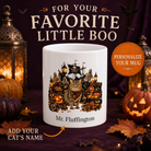 Personalized Manx Cat Halloween Mug – Custom Name