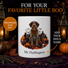 Personalized Wirehaired Pointing Griffon Halloween Mug – front view with no handle